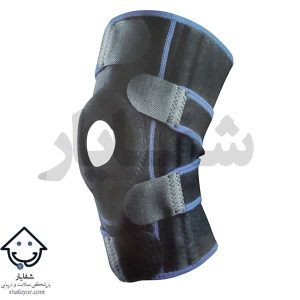 زانوبند طبی آتل دار قابل تنظیم با نگهدارنده کشکک زانو